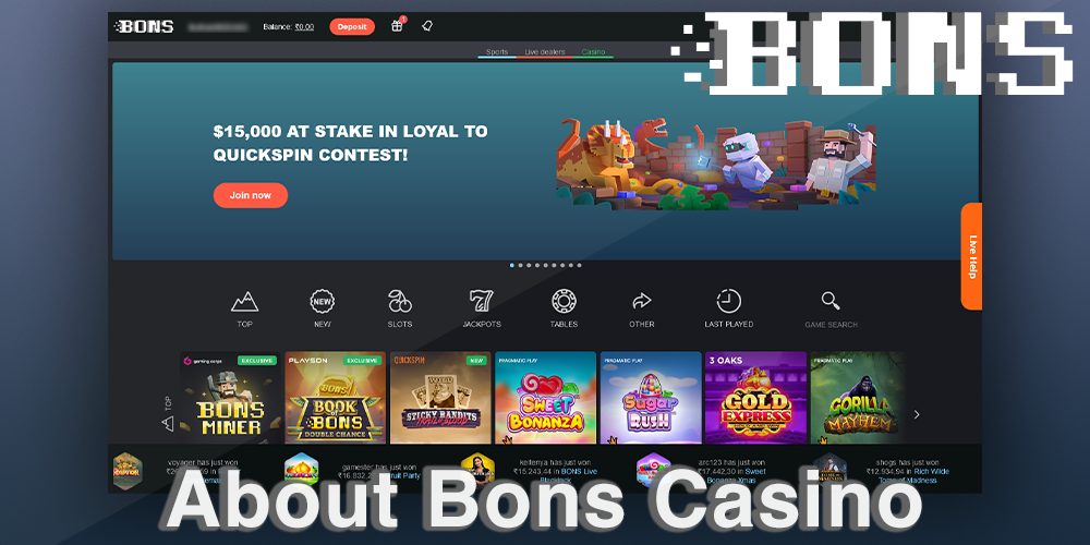 About Indian Bons casino