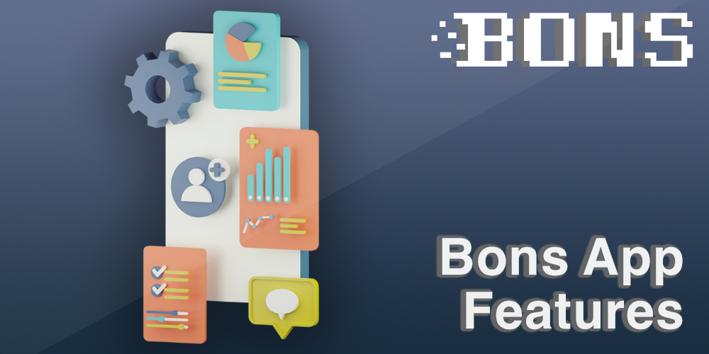Features of the Bons mobile application