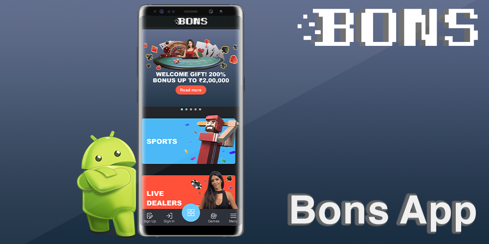 Bons App for Android devices