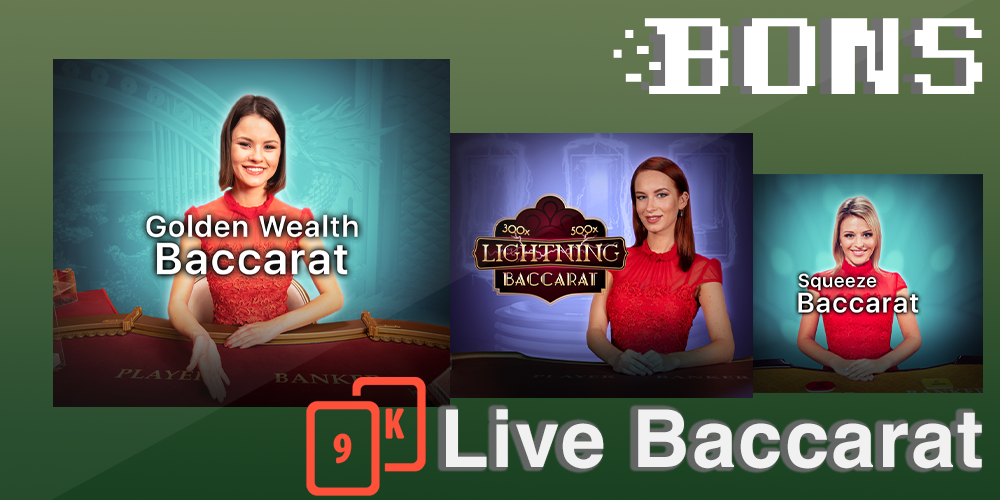 category Live Baccarat at Bons casino