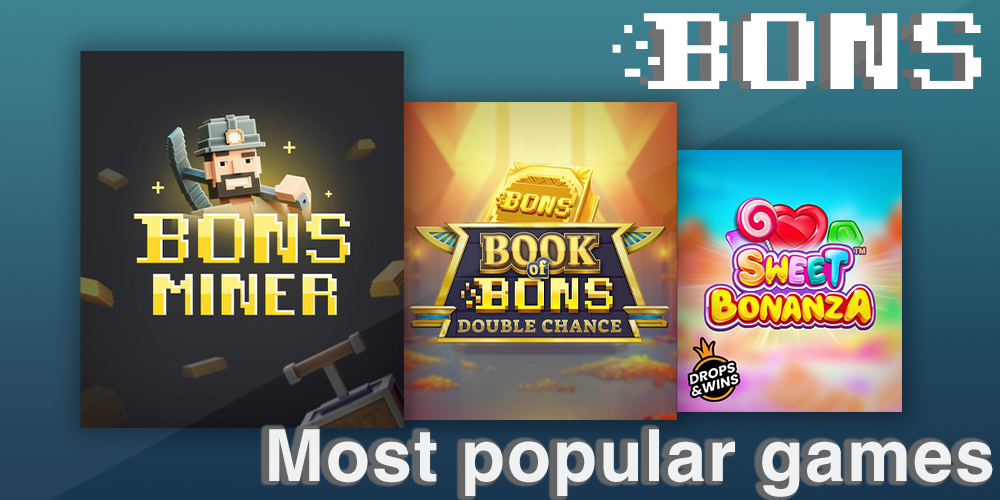 most popular by indian gamblers games at Bons casino