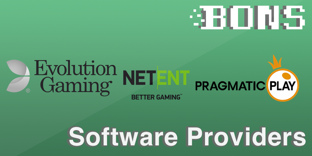 Software providers that cooperate with Bons casino