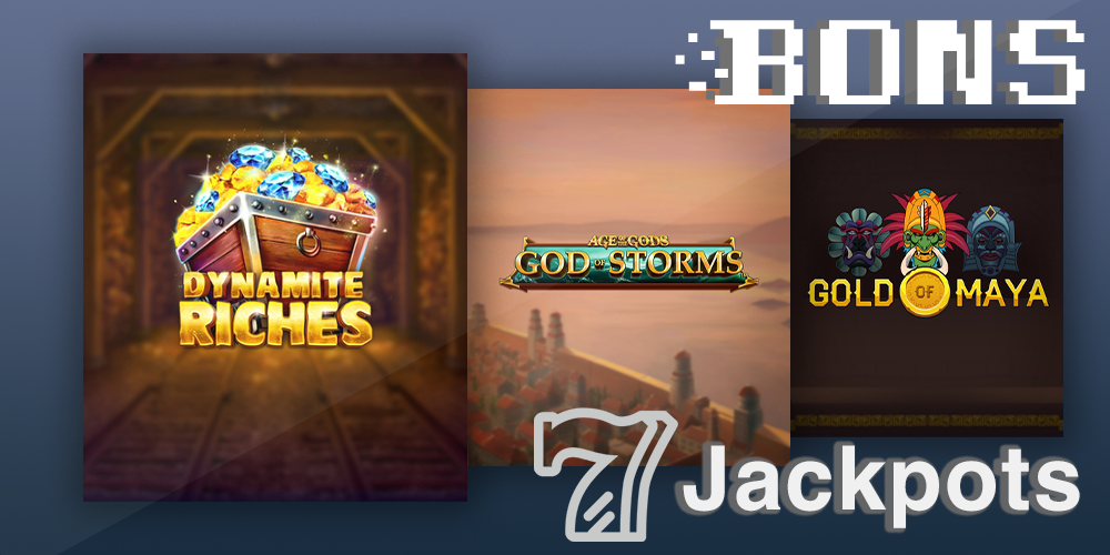 jackpot Games Category at Bons Casino
