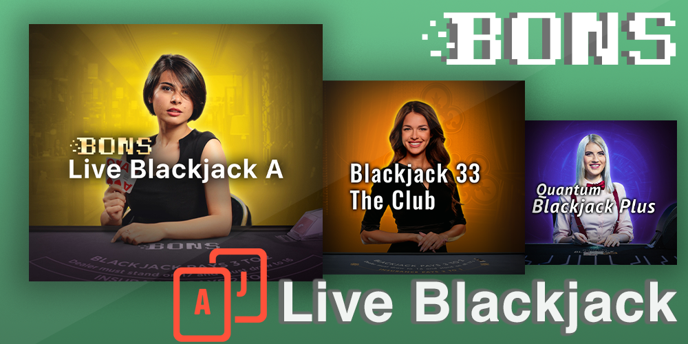 category live blackjack at Bons casino