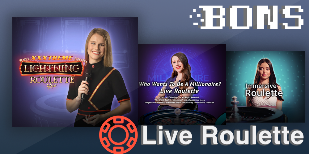 category live roulette at Bons casino