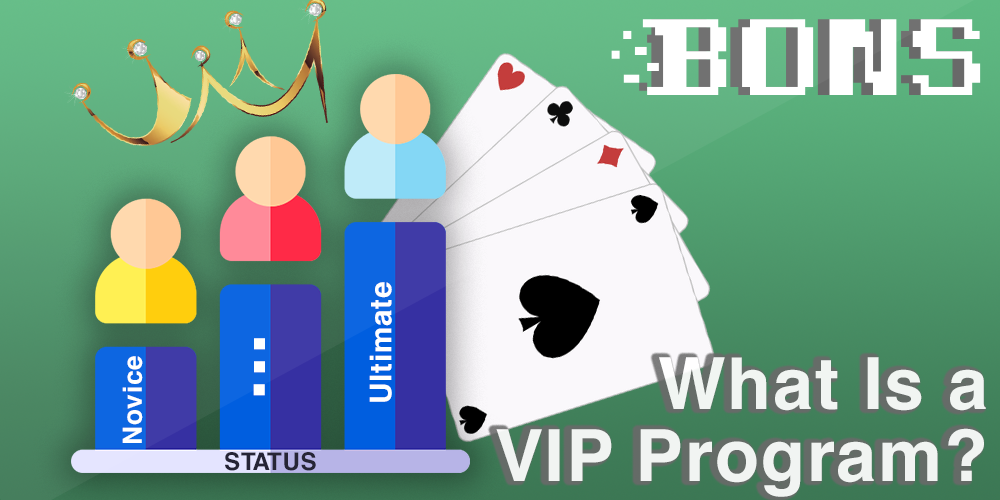 About vip program at Bons casino