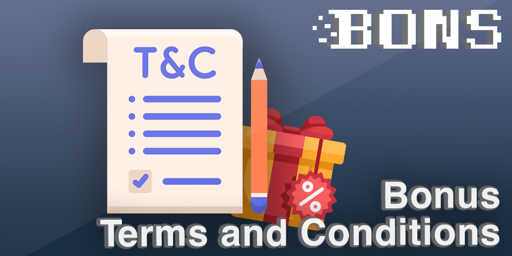 Bonus Terms and Conditions at Bons Casino in India