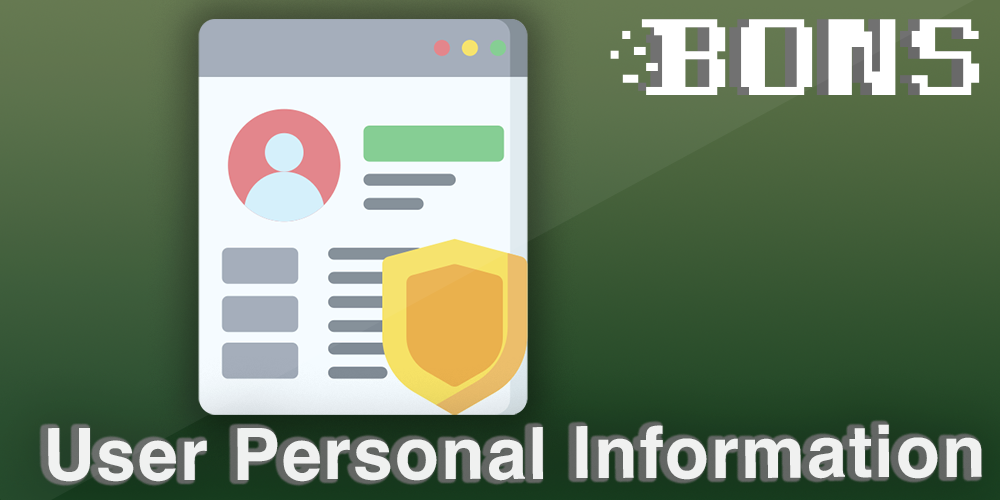 User Personal Information at Bons casino